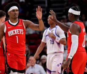 杜兰特25+5+6阿门21+8 申京19分火箭大胜爵士迎五连胜