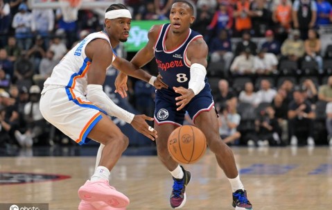 SGA20+11伦纳德20分 雷霆擒快船迎7连胜+锁定联盟第1